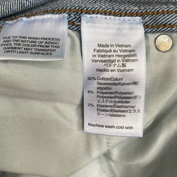 J.crew Vintage Straight Raw Hem Button Up Closure Jeans sz29 - Picture 10 of 10